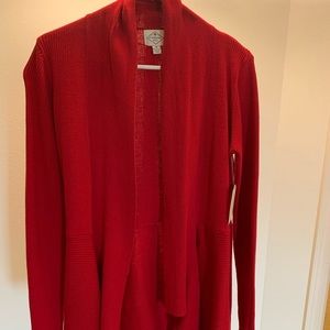 Women’s Red Cardigan